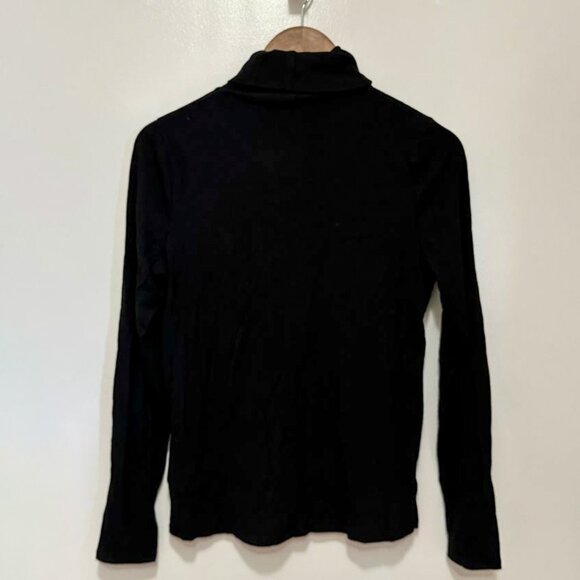 Black Turtleneck Sweater - Picture 4 of 5